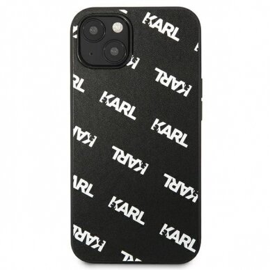 Dėklas Karl Lagerfeld Allover KLHCP13SPULMBK3 iPhone 13 mini Juodas 2