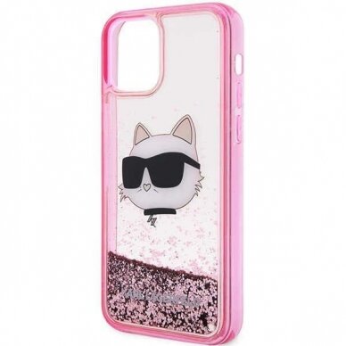 Dėklas Karl Lagerfeld Choupette Head KLHCP12MLNCHCP iPhone 12/ 12 Pro Rožinis 5