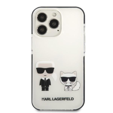 Dėklas Karl Lagerfeld Choupette KLHCP13LTPEKCW iPhone 13 Pro / 13 Baltas 2