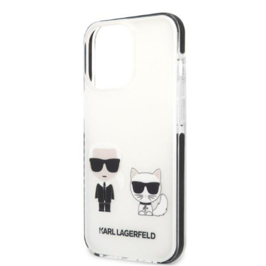 Dėklas Karl Lagerfeld Choupette KLHCP13LTPEKCW iPhone 13 Pro / 13 Baltas 5