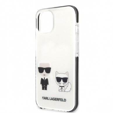 Dėklas Karl Lagerfeld Choupette KLHCP13STPEKCW iPhone 13 mini Baltas 5