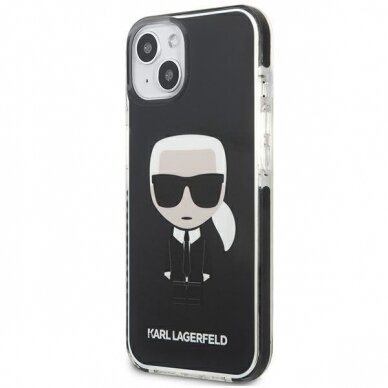 Dėklas Karl Lagerfeld Iconik Karl KLHCP13STPEIKK iPhone 13 mini Juodas 1