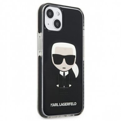 Dėklas Karl Lagerfeld Iconik Karl KLHCP13STPEIKK iPhone 13 mini Juodas 3