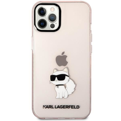 Dėklas Karl Lagerfeld Ikonik Choupette KLHCP12MHNCHTCP iPhone 12 /12 Pro Rožinis 2