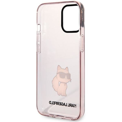 Dėklas Karl Lagerfeld Ikonik Choupette KLHCP12MHNCHTCP iPhone 12 /12 Pro Rožinis 6