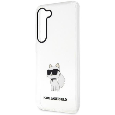 Dėklas Karl Lagerfeld Ikonik Choupette KLHCS23MHNCHTCT Samsung Galaxy S23 Plus S916 Permatomas 5