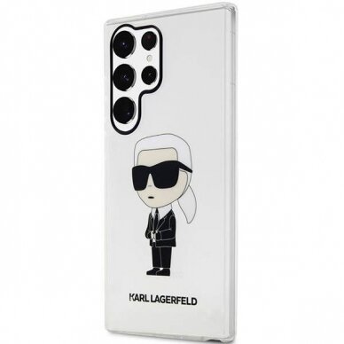 Dėklas Karl Lagerfeld Ikonik KLHCS23LHNIKTCT S23 Ultra S918 Permatomas 1