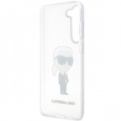 Dėklas Karl Lagerfeld Ikonik KLHCS23MHNIKTCT Samsung Galaxy S23 Plus S916 Permatomas 6