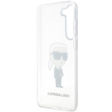 Dėklas Karl Lagerfeld Ikonik KLHCS23SHNIKTCT Samsung Galaxy S23 S911 Permatomas 6