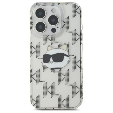 Dėklas Karl Lagerfeld IML Choupette Head Electroplated iPhone 16 Pro  - Skaidrus 2