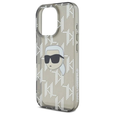 Dėklas Karl Lagerfeld IML Karl Head Electroplated  iPhone 16 Pro Max - Juodas 5