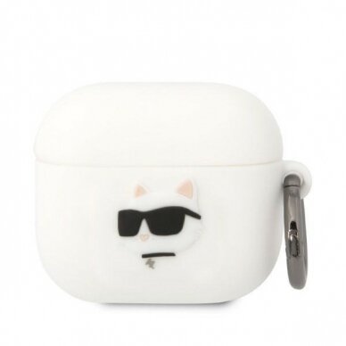 Dėklas Karl Lagerfeld KLA3RUNCHH AirPods 3 Baltas