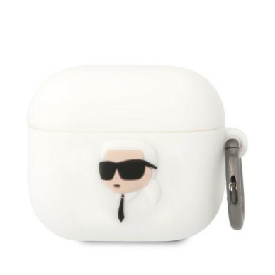 Dėklas Karl Lagerfeld KLA3RUNIKH AirPods 3 Baltas