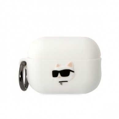 Dėklas Karl Lagerfeld KLAP2RUNCHH AirPods Pro 2 Baltas