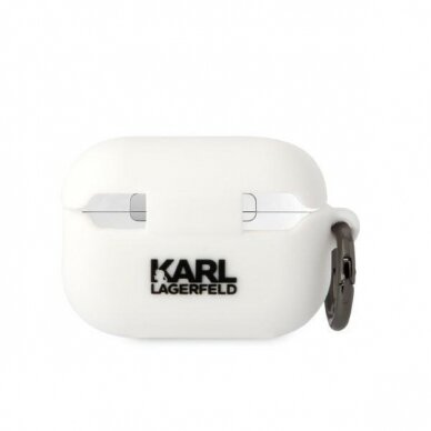 Dėklas Karl Lagerfeld KLAP2RUNIKH AirPods Pro 2 Baltas 1