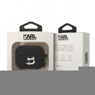 Dėklas Karl Lagerfeld KLAPRUNCHK AirPods Pro Juodas 2