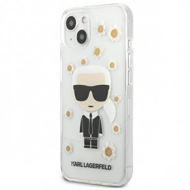 Dėklas Karl Lagerfeld KLHCP13SHFLT iPhone 13 mini Permatomas 1