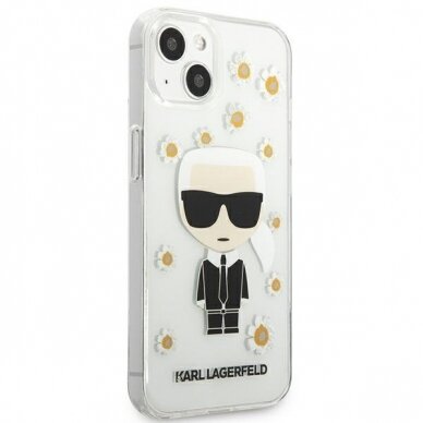 Dėklas Karl Lagerfeld KLHCP13SHFLT iPhone 13 mini Permatomas 3