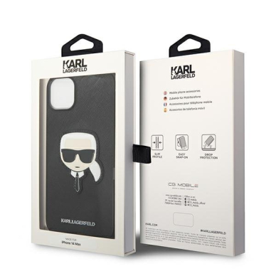 Dėklas Karl Lagerfeld KLHCP14MSAPKHK iPhone 14 Plus Juodas 4