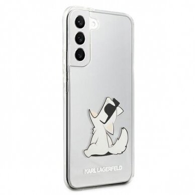 Dėklas Karl Lagerfeld KLHCS22MCFNRC Samsung Galaxy S22 Plus S906 Skaidrus 3