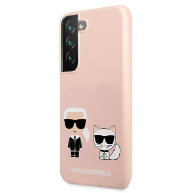 Dėklas Karl Lagerfeld KLHCS22MSSKCI Samsung Galaxy S22 Plus S906 Rožinis 1