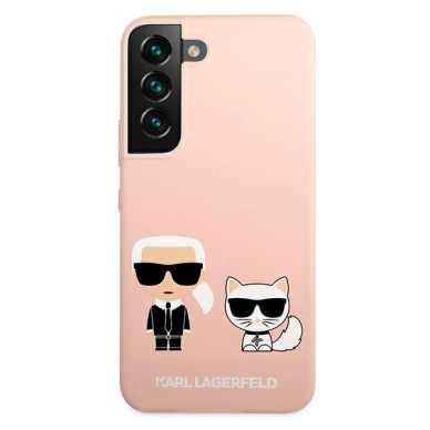 Dėklas Karl Lagerfeld KLHCS22MSSKCI Samsung Galaxy S22 Plus S906 Rožinis 2