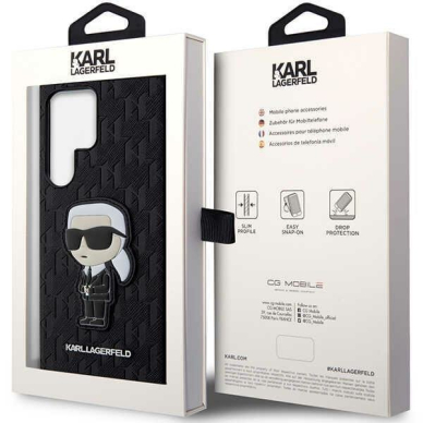 Dėklas Karl Lagerfeld KLHCS23LSAKLHKPK Samsung Galaxy S23 Ultra Juodas 7