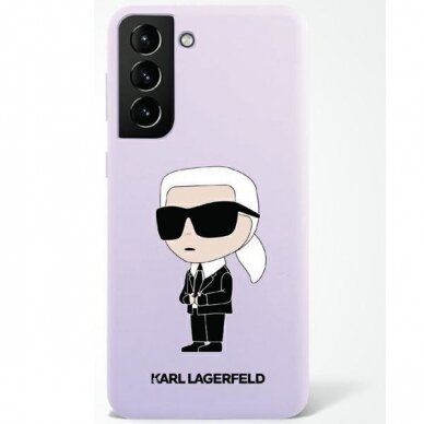 Akcija! Samsung Galaxy S23 Plus Dėklas Karl Lagerfeld KLHCS23MSNIKBCU   Violetinis