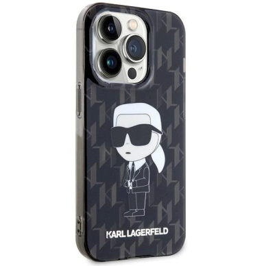 Dėklas Karl Lagerfeld Monogram Ikonik dėklas skirtas iPhone 15 Pro Max - Permatomas 3