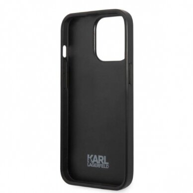 Dėklas Karl Lagerfeld Monogram Ikonik Patch KLHCP13LPMNIKPI iPhone 13 Pro / 13 Raudonas 6