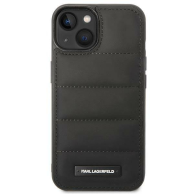 Dėklas Karl Lagerfeld Puffy Elongated Logo KLHCP14MPSQAK iPhone 14 Plus Juodas 2