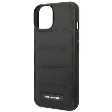 Dėklas Karl Lagerfeld Puffy Elongated Logo KLHCP14SPSQAK iPhone 14 Juodas 5