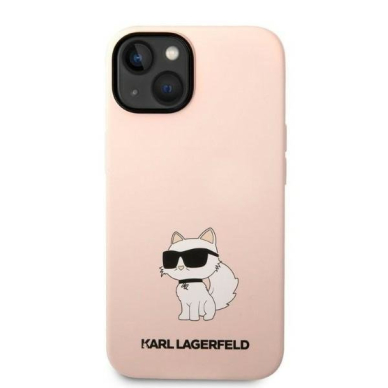 Dėklas Karl Lagerfeld Silicone Choupette KLHCP14MSNCHBCP iPhone 14 Plus Rožinis 2