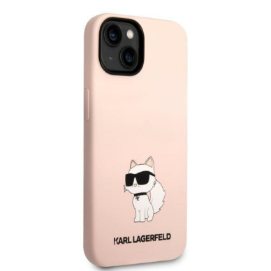 Dėklas Karl Lagerfeld Silicone Choupette KLHCP14MSNCHBCP iPhone 14 Plus Rožinis 3