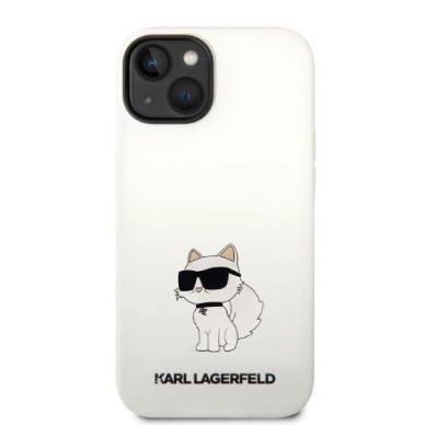 Dėklas Karl Lagerfeld Silicone Choupette MagSafe KLHMP14MSNCHBCH iPhone 14 Plus Baltas 2