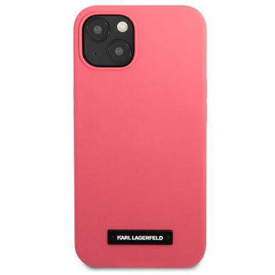 Dėklas Karl Lagerfeld Silicone Plaque KLHCP13SSLMP1PI iPhone 13 mini  2