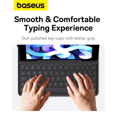 Dėklas klaviatūra Baseus Brilliance Series keyboard iPad 10.2'' (2019/2020/2021) + USB-C cable - Juodas 14