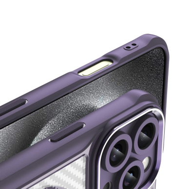 Dėklas Leading Series MagSafe iPhone 16 Pro Max - Violetinis 7