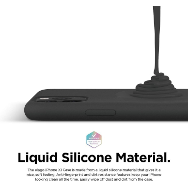 Dėklas Liquid Silicone 1.5mm Samsung A525 A52 4G/A526 A52 5G tamsiai mėlynas  2