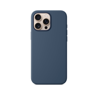 Dėklas Mag Silicone Case Apple iPhone 16 Pro mėlynas