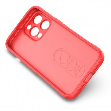 Dėklas Magic Shield Case iPhone 13 Pro Max Raudonas 1