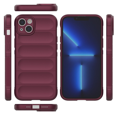 Dėklas Magic Shield iPhone 14 Plus Bordo 5