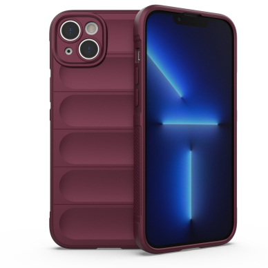 Dėklas Magic Shield iPhone 14 Plus Bordo