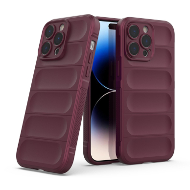 Dėklas Magic Shield iPhone 14 Pro Max Bordo 2