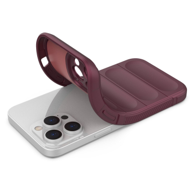 Dėklas Magic Shield iPhone 14 Pro Max Bordo 3