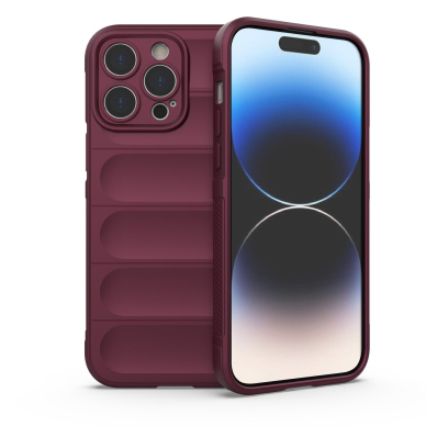 Dėklas Magic Shield iPhone 14 Pro Max Bordo