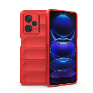 Dėklas Magic Shield Xiaomi Redmi Note 12 Pro+ flexible armored cover Raudonas