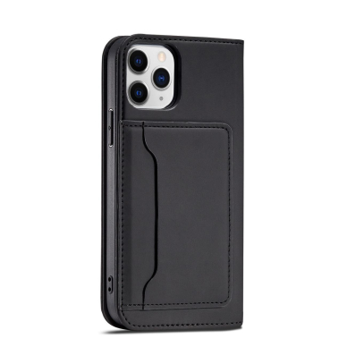 Dėklas Magnet Card Case for iPhone 12 Juodas 13