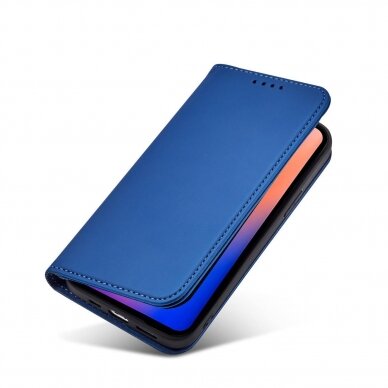 Dėklas Magnet Card Case for iPhone 12 Pro Mėlynas 7