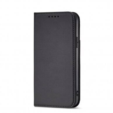 Dėklas Magnet Card Case for iPhone 14 Juodas 3